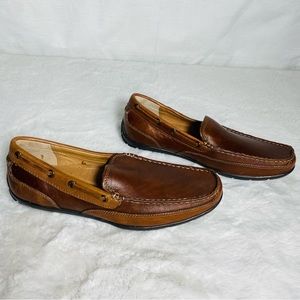 NWOT Bass Mens Walter Leather Casual Driver Loafer Shoe Size 8